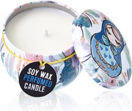 Dekoračná Sviečka v Plechovke - Matrioška - Dolly Blue