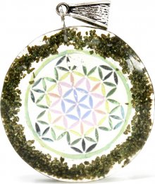 Orgonitový Prívesok -  Zelená Mandala