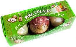 Sada 3 Šumivých Bômb do Kúpeľa – Piňa Colada