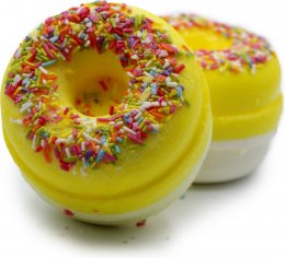 Šumivé Donuts do kúpeľa- Citrónové pusinky