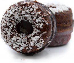 Šumivé Donuts do kúpeľa- Čokoláda & kokos