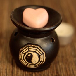 Aroma lampa "Yin Yang" čierna